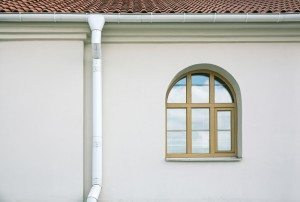 gutters on a house