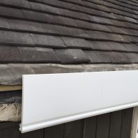 Installing the white fascias