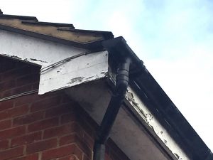 Timber soffits and fascias rotting