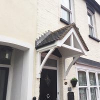 Door canopies installed in Woodford, Essex