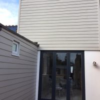 Hardiplank on extension in north London