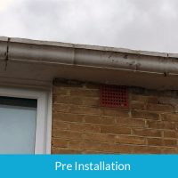 Concrete guttering removal in Camberwell South London