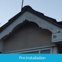 Timber fascias starting to rot