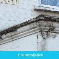 Removal of concrete gutters