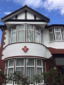 Replacements bargeboards installed