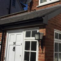 Replacement black guttering in Potters Bar, Hertfordshire