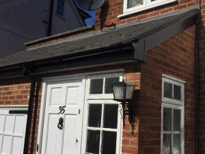 Replacement black guttering in Potters Bar, Hertfordshire