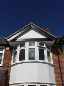 New white soffits with black fascias