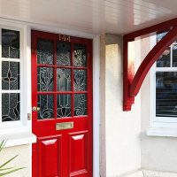 Door canopy in Muswell Hill, North London