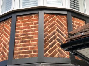 Black timber bargeboards