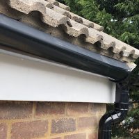 Replacing the finlock guttering