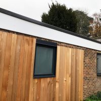 Cedar cladding in dorking, Surrey