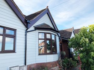 Rosewood-fascias and Hardiplank cladding