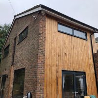 New soffits, fascias and timber cladding