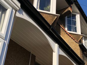 Replacement white soffits