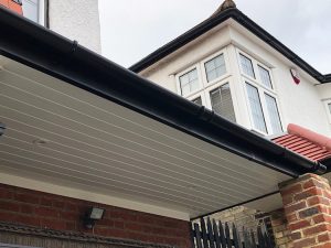 Deep flow guttering installation in Southgate