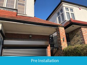 Pre installation of new soffits