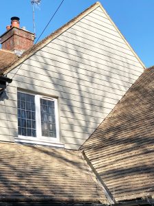Taupe coloured hardieplank cladding