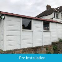 Before our stunning garage conversion