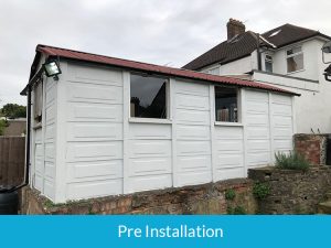 Before our stunning garage conversion