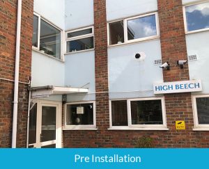 Pre installation of James Hardie cladding