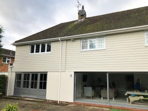 New guttering and downpipes