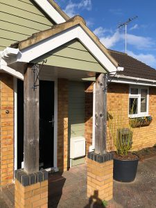 Green James Hardie cladding