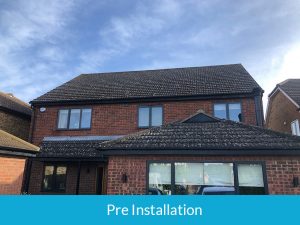 Pre installation of cladding