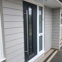 James Hardie grey cladding