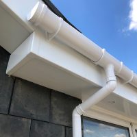 Replacement guttering and downpipes