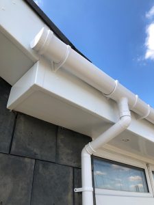 Replacement guttering and downpipes