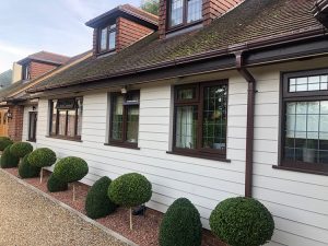 Hardieplank cladding installation in Westerham, Kent