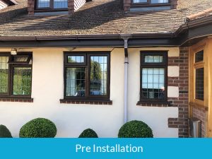 Pre-installation of James Hardie cladding