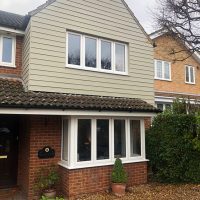 Cladding installation in Royston