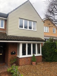 Cladding installation in Royston