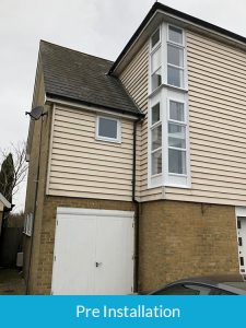 Pre installation of James Hardie cladding