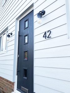 Cladding installation in Chingford