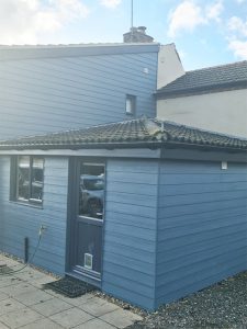 Hardieplank cladding installation in Manningtree