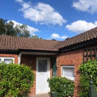 Door canopy installation in Godalming