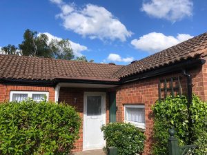 Door canopy installation in Godalming