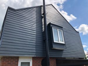 Grey composite cladding in Maidenhead