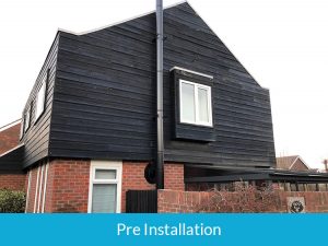 Pre installation of cladding