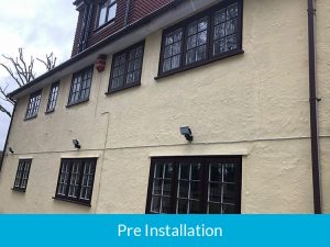 Pre-installation of new cladding