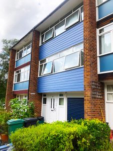 Cladding installation in St Albans