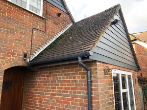 Anthracite grey James Hardie cladding