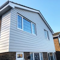 James Hardie cladding installation in Hertfordshire