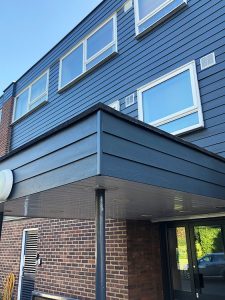 Grey composite cladding