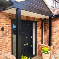 Front door canopies in Loughton