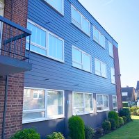 Anthracite grey James Hardie cladding