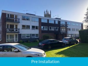 Pre installation of cladding in Essex